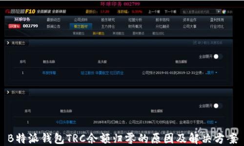 B特派钱包TRC余额归零的原因及解决方案