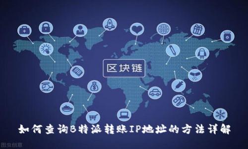 如何查询B特派转账IP地址的方法详解