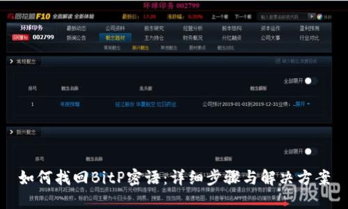 如何找回BitP密语:详细步骤与解决方案