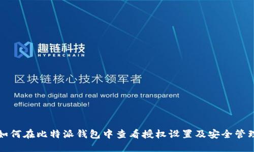 如何在比特派钱包中查看授权设置及安全管理